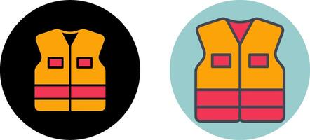 Life Jacket Icon Design vector