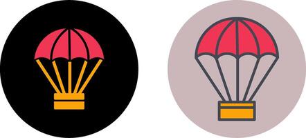 Parachute Icon Design vector