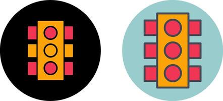 Traffic Light Icon Design vector