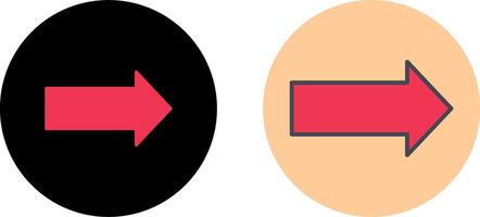 Right Icon Design vector