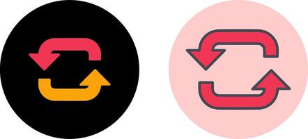 Loop Icon Design vector
