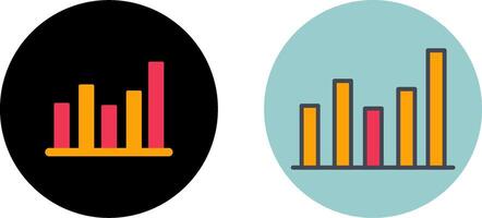 Chart Icon Design vector