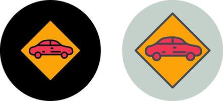 Dangerous Vehicle Icon Design vector