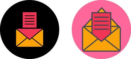 Email Documents Icon Design vector
