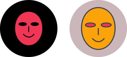 Ancient Face Mask Icon Design vector
