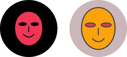 Ancient Face Mask Icon Design vector