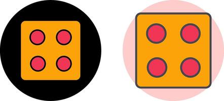 Dice Icon Design vector