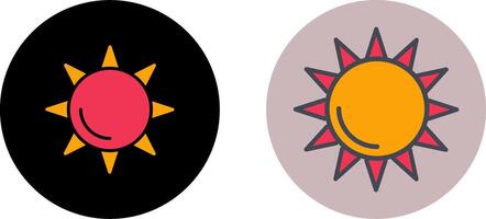 Sun I Icon Design vector