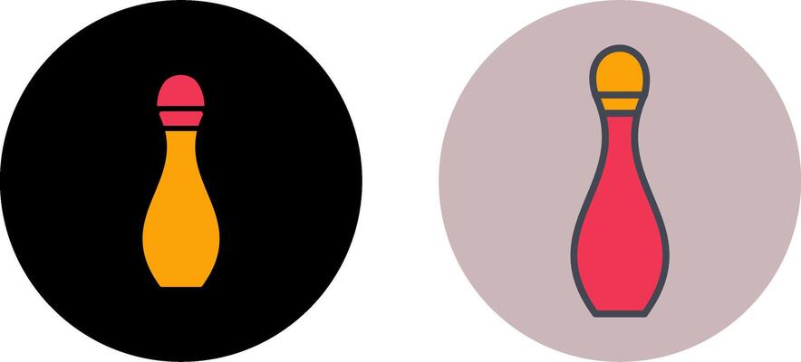 Bowling Pin Icon Design