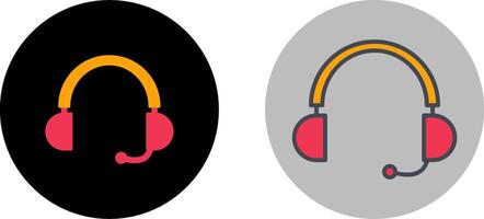 Headphones Icon Design vector