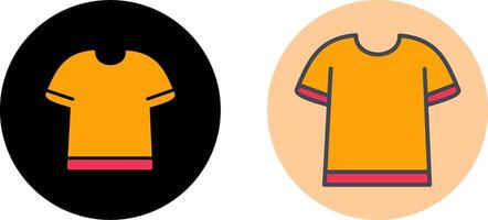 T Shirt with Lines Icon Design vector