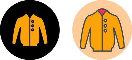 Mens Jacket Icon Design vector