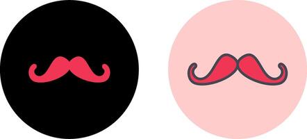 diseño de icono de bigote vector