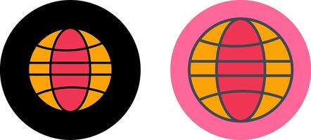 Globe Icon Design vector
