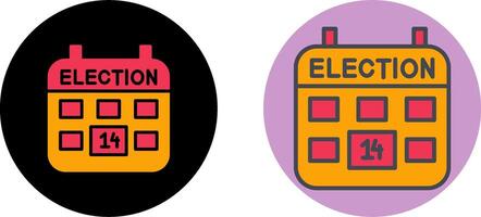 Election Day Icon Design vector