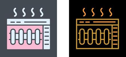 Heater Icon Design vector