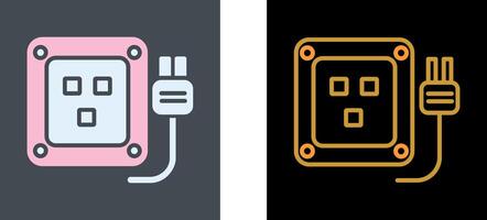 Socket Icon Design vector