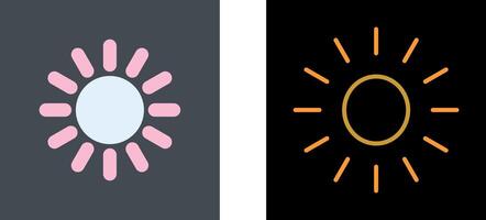Sun Icon Design vector
