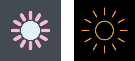 Sun Icon Design vector