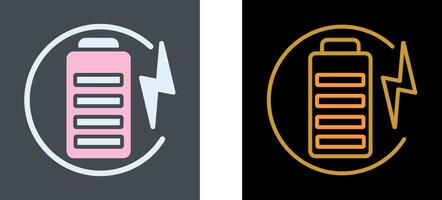 Charge Battery Icon Design vector