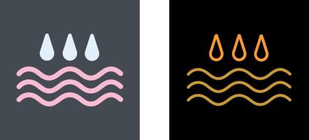 Drops Icon Design vector