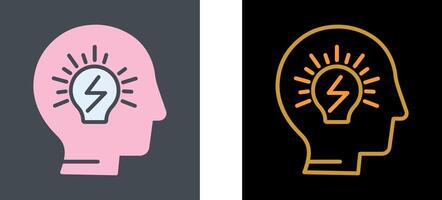 Brainstorming Icon Design vector