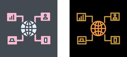 Online Marketing Icon Design vector