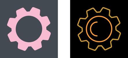 Cogwheel Icon Design vector
