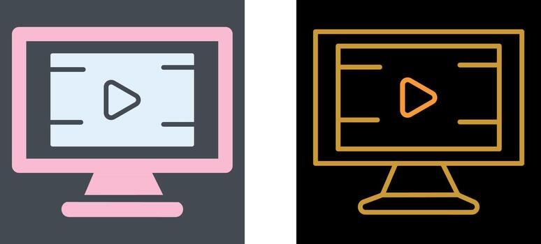 LCD Icon Design vector