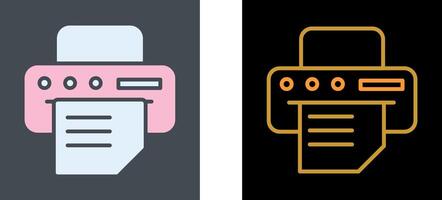 Printer Icon Design vector