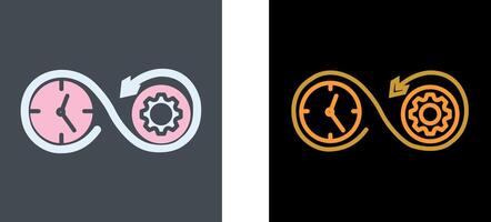 Time Optimization Icon Design vector