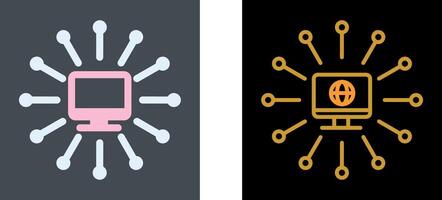 Networks Icon Design vector