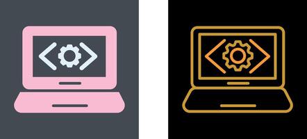 Code Optimization Icon Design vector