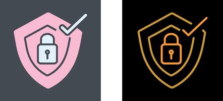 Verified Protection Icon Design vector