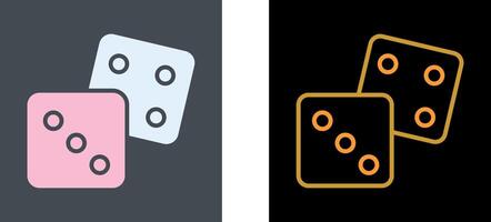 Dice Icon Design vector