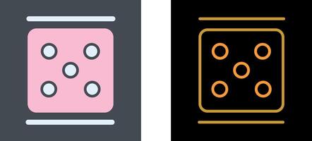 Dice Icon Design vector
