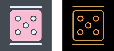 Dice Icon Design vector