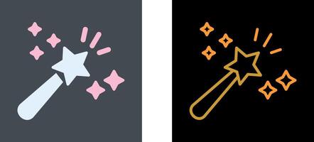 Magic Wand Icon Design vector