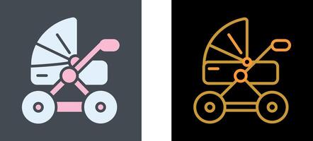 Stroller Icon Design vector