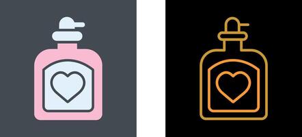 Perfume Bottle Icon Design vector