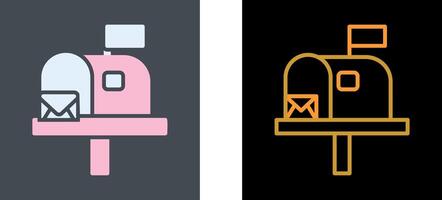 Mailbox Icon Design vector