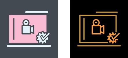 Quality Screen Icon Design vector