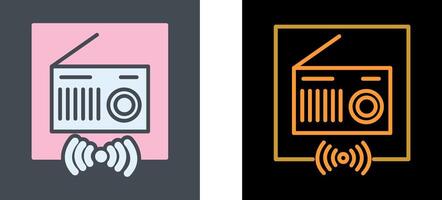 Radio Icon Design vector