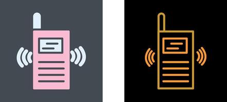 Walkie Talkie Icon Design vector