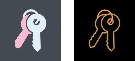 Keys Icon Design vector