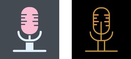 Mic Icon Design vector