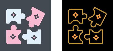 Puzzle Icon Design vector
