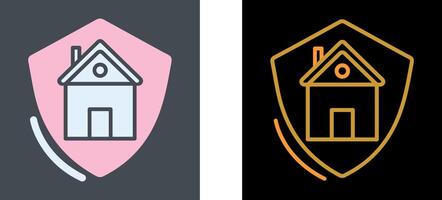 House Protection Icon Design vector