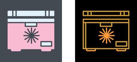 Freezer Icon Design vector