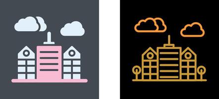 Building Icon Design vector